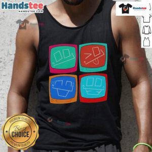 Colorful Nice Ace tank top from Closed Circuit Studios featuring a stylish design, perfect for casual summer wear.