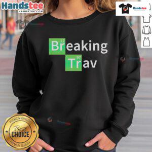 Alt Text: Travis Lewis Periodic Table Sweatshirt featuring a stylish design for science lovers and trendy casual wear.