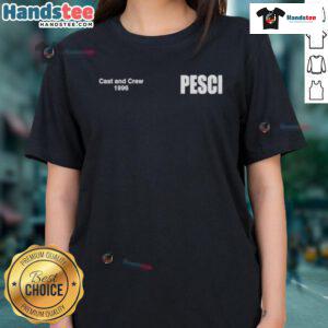 1996 Nice Cast And Crew tee featuring Pesci design, perfect for fans of classic films and vintage movie merchandise.