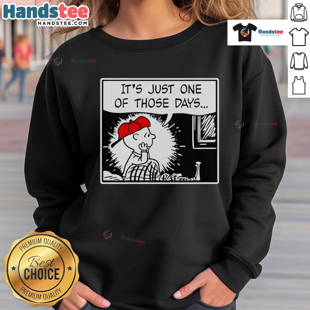 Nice Charlie Brown and Limp Bizkit's Break Stuff sweatshirt featuring playful graphics for those tough days.