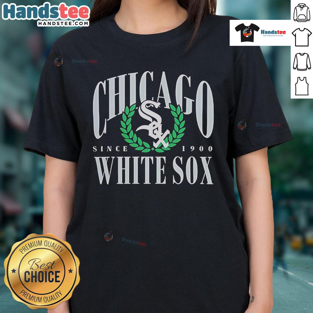 Nice Chicago White Sox Pitchout Since 1900 Ladies Tee featuring a stylish design for fans of the Sox.