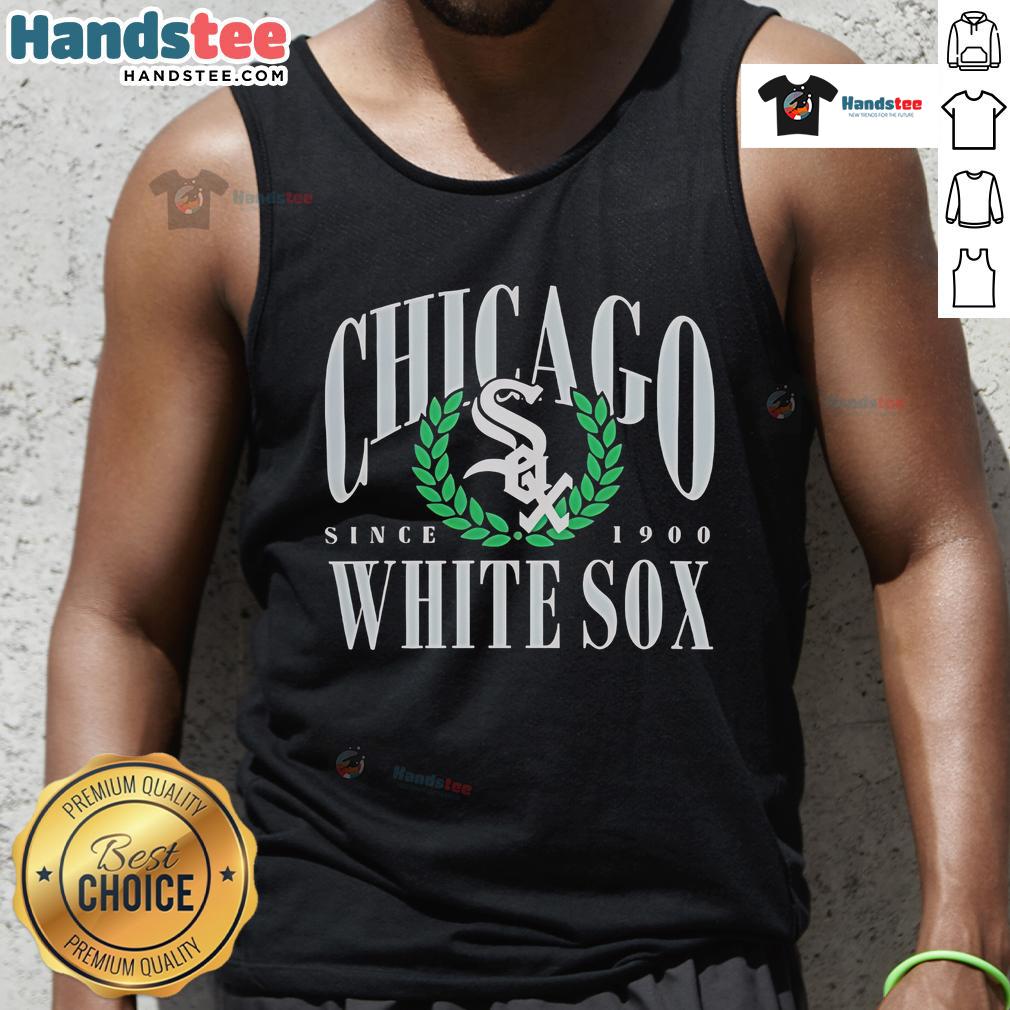 Nice Chicago White Sox pitchout tank top since 1900 featuring vintage design and team logo for baseball fans.