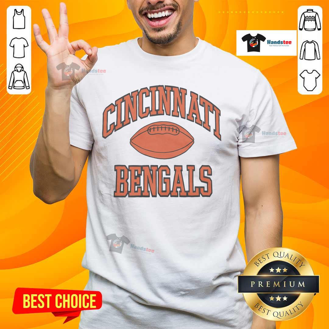 Nice Cincinnati Bengals Gridiron T-Shirt featuring team logo and colors, perfect for football fans and game day.