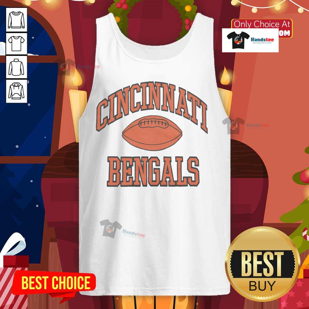 Nice Cincinnati Bengals Gridiron tank top featuring team colors and logo, perfect for game day or casual wear.