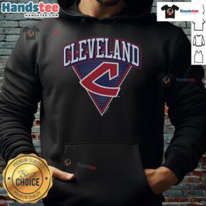 Alt Text: Cleveland Guardians Cooperstown Collection Change Up Hoodie in navy, featuring logo and stylish design for fans.
