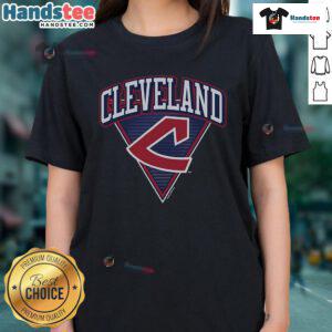 Nice Cleveland Guardians Cooperstown Collection Change Up Ladies Tee featuring a stylish design for female fans.