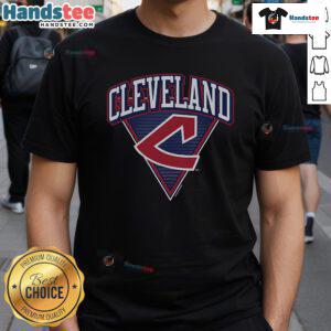 Alt Text: Nice Cleveland Guardians Cooperstown Collection Change Up T-Shirt featuring team logo and vintage design in cotton fabric.