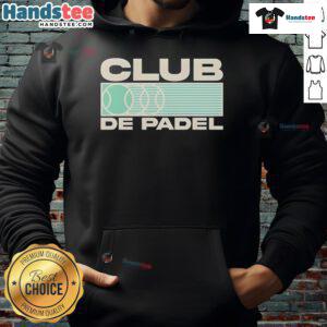 Stylish Nice Club de Padel Heritage Hoodie in navy blue, perfect for paddle enthusiasts and casual wear.
