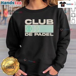 Stylish Nice Club de Padel Heritage Sweatshirt in navy, perfect for padel enthusiasts and casual wear.
