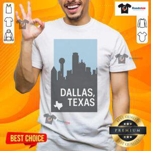 Nice Dallas Texas Simple T-Shirt design featuring a stylish graphic for casual wear in vibrant colors.