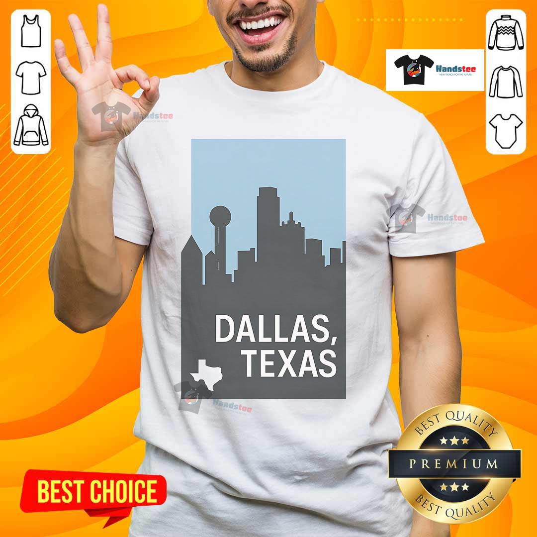 Nice Dallas Texas Simple T-Shirt design featuring a stylish graphic for casual wear in vibrant colors.