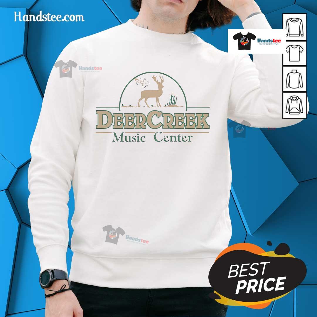 Cozy Nice Deer Creek Music Center sweatshirt in a stylish design, perfect for music lovers and outdoor enthusiasts.