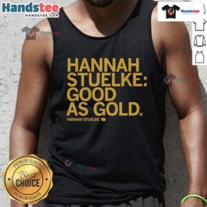 Nice Hannah Stuelke Good As Gold tank top in stylish design, perfect for casual outfits and summer wear.