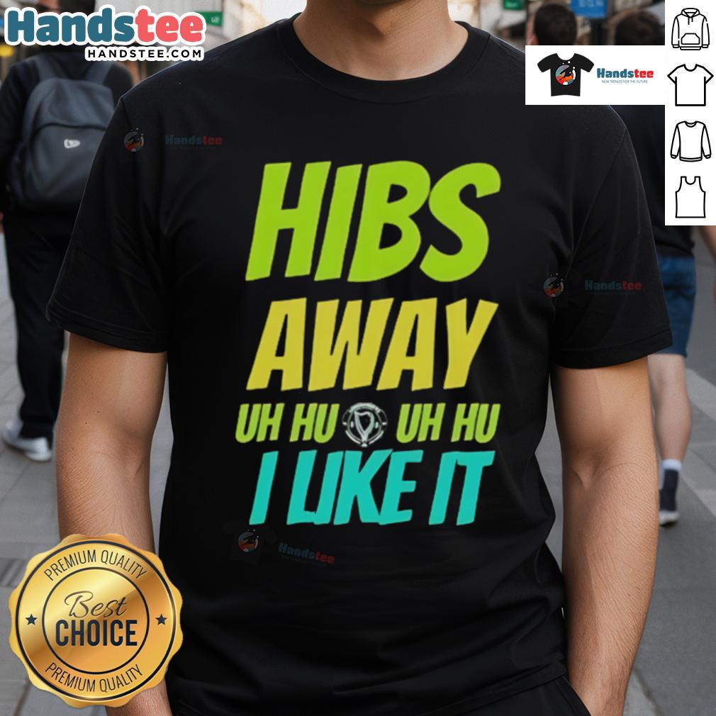 Nice Hibs Away Uh Uh I Like It T-Shirt featuring vibrant colors and bold design, perfect for Hibernian FC fans.