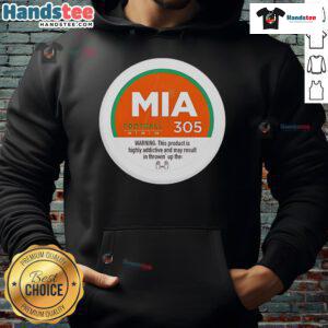 Nice MIA Football 305 GMS Hoodie featuring a sporty design and vibrant colors, perfect for fans and casual wear.