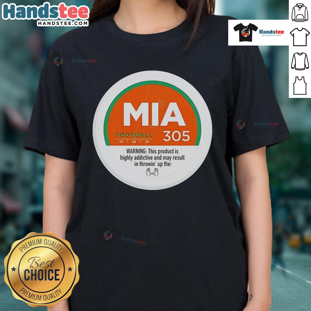 Nice MIA Football 305 GMS Ladies Tee in vibrant colors, perfect for sports fans and casual wear.