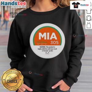 Nice MIA Football 305 GMS Sweatshirt in vibrant colors, perfect for fans and casual wear.