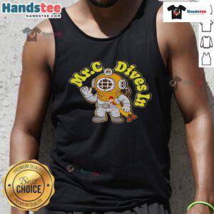 Nice Mr. C in a vibrant rubber chicken tank top, showcasing a fun and quirky fashion style for summer.