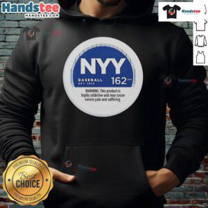 Nice NYY Baseball 162 GMS Hoodie in navy blue, featuring the New York Yankees logo and stylish design.