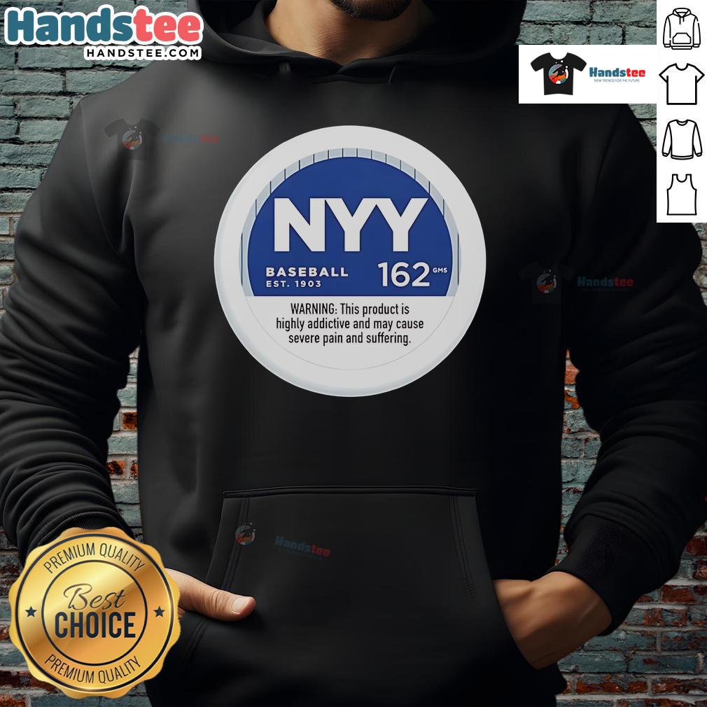 Nice NYY Baseball 162 GMS Hoodie in navy blue, featuring the New York Yankees logo and stylish design.