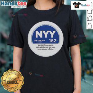 Nice NYY Baseball 162 GMS Ladies Tee featuring a stylish Yankees design perfect for female fans.