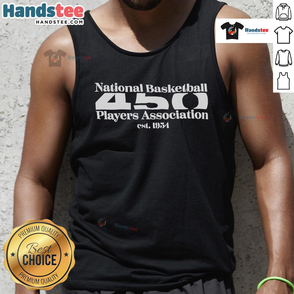 Nice National Basketball Players Association Est 1954 tank top featuring a stylish design for basketball fans.