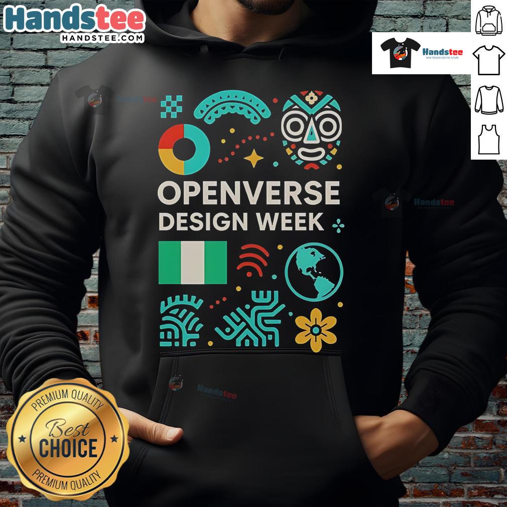 Stylish Nice Openverse Design Week hoodie in vibrant colors, perfect for showcasing creativity and comfort.
