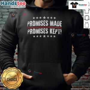 Cozy Nice Promises Made Promises Kept Hoodie in soft fabric, perfect for casual wear and showcasing your commitment.
