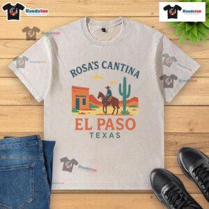 Nice Rosas Cantina El Paso Texas washed t-shirt featuring vibrant graphics and a relaxed fit for casual wear.