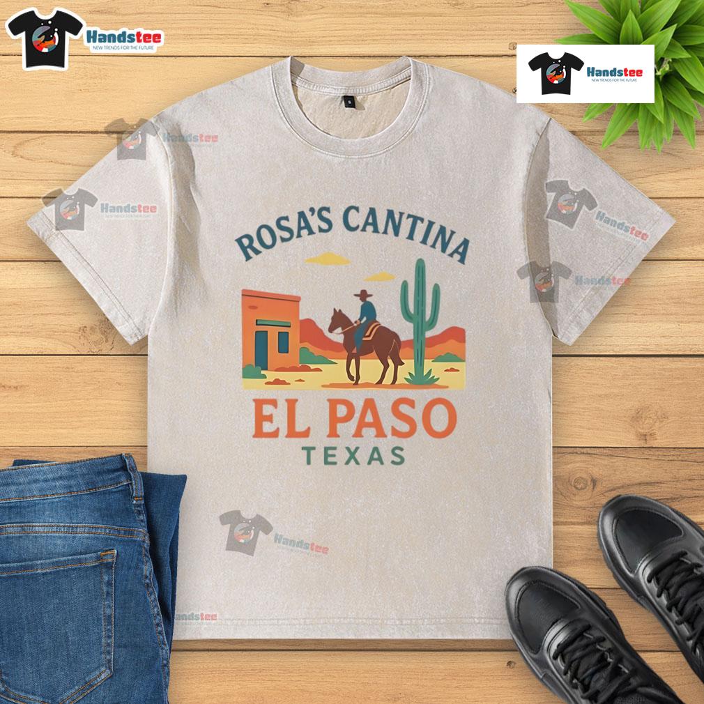 Nice Rosas Cantina El Paso Texas washed t-shirt featuring vibrant graphics and a relaxed fit for casual wear.