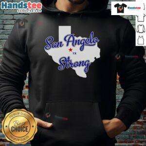 Nice San Angelo Strong Texas Hoodie featuring a vibrant design and cozy fit, perfect for showing Texas pride.