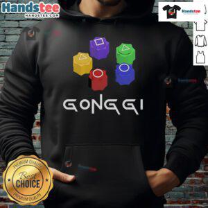 Nice Squid Game Gonggi Player Hoodie featuring vibrant colors and iconic design, perfect for fans of the series.