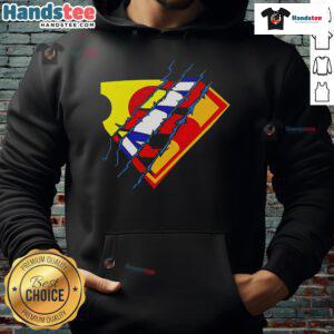 Alt Text: Stylish Nice Superman Premiere Logo Hoodie featuring vibrant colors and iconic superhero emblem, perfect for fans.
