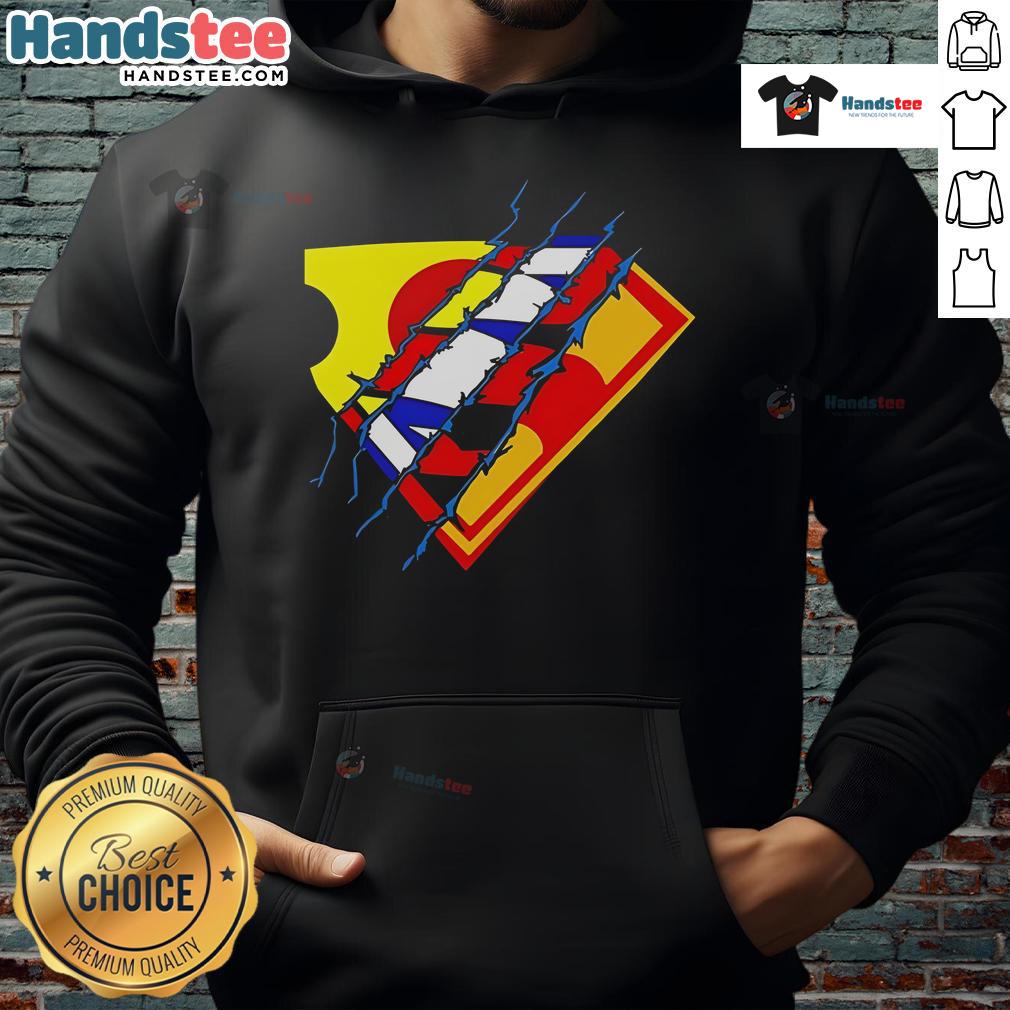 Alt Text: Stylish Nice Superman Premiere Logo Hoodie featuring vibrant colors and iconic superhero emblem, perfect for fans.