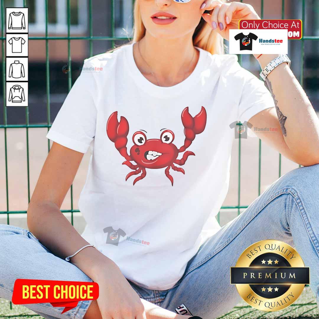 Nice Superstore Jerry Crabby Ladies Tee featuring a fun crab graphic on a stylish women's t-shirt, perfect for casual wear.
