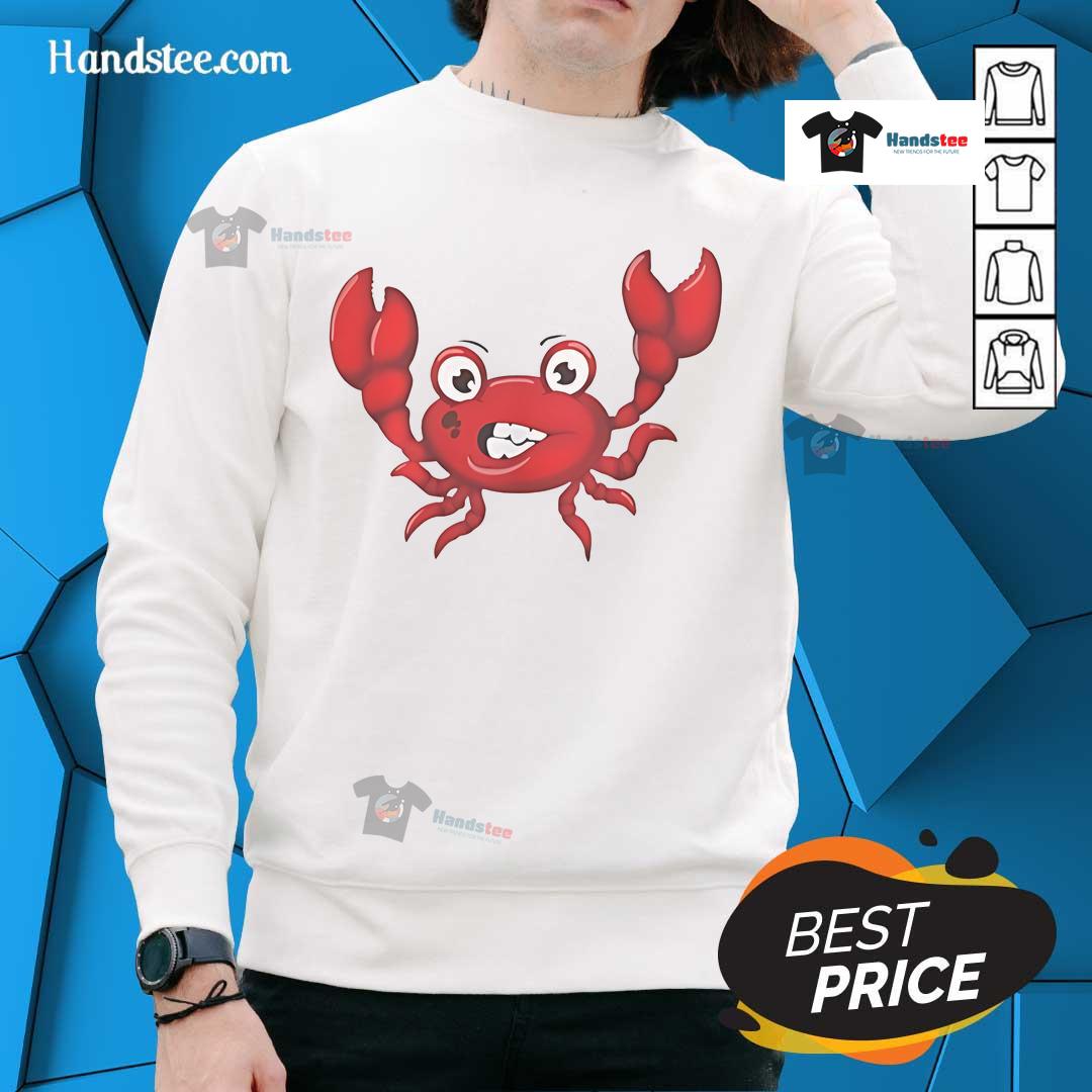 Alt Text: Nice Superstore Jerry Crabby Sweatshirt featuring a playful crab design, perfect for casual wear and ocean lovers.