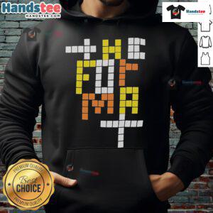 Stylish Nice The Format Blocks Hoodie in vibrant colors, perfect for casual wear and street fashion enthusiasts.