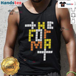 Nice The Format Blocks Tank Top featuring a vibrant geometric design, perfect for casual summer outfits.