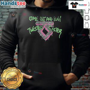 Nice Twisted Sister Come Out and Play hoodie featuring vibrant graphics and a stylish design for fans of classic rock.