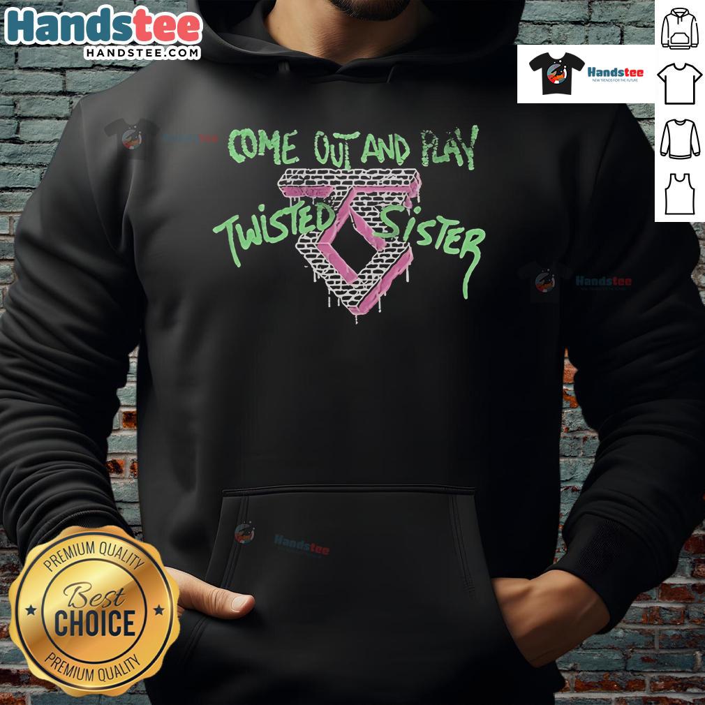 Nice Twisted Sister Come Out and Play hoodie featuring vibrant graphics and a stylish design for fans of classic rock.