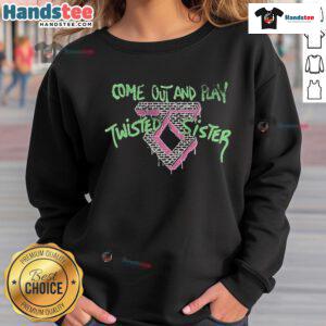 Nice Twisted Sister Come Out And Play sweatshirt featuring bold graphics and a comfortable fit for fans of classic rock.