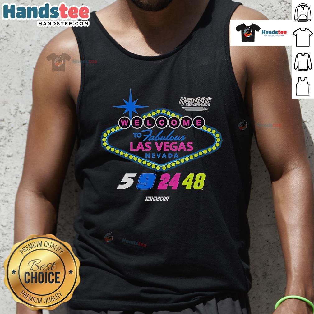 Fabulous Las Vegas Nevada tank top by Hendrick Motorsports, perfect for NASCAR fans and summer wear.