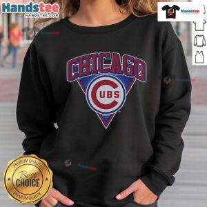 Official Chicago Cubs Change Up Sweatshirt in navy blue, featuring team logo and comfortable fit for fans.