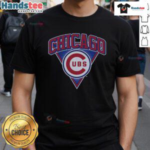 Alt Text: Official Chicago Cubs Change Up T-Shirt featuring team colors and logo, perfect for fans and casual wear.