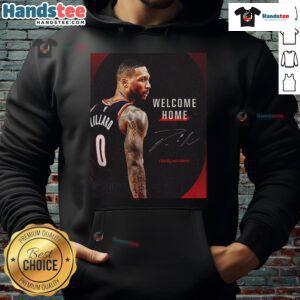 Alt Text: Official Damian Lillard Portland Trail Blazers hoodie featuring signature design, perfect for fans and collectors.