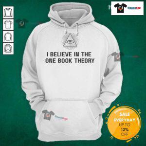 Official I Believe In The One Book Theory Hoodie featuring unique design and comfortable fit for fans of the theory.