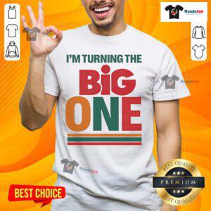 Official I'M Turning The Big One T-Shirt featuring fun design, perfect for first birthday celebrations.