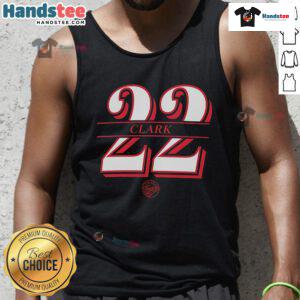 Official Indiana Fever Caitlin Clark 22 WNBA tank top featuring team colors and player name for fans and collectors.