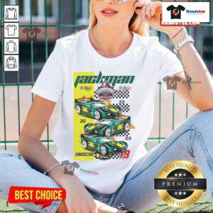 Official Jackson 5 Champions NASCAR Ladies Tee featuring vibrant graphics and a comfortable fit for fans.