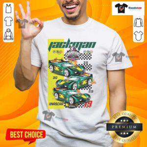 Official Jackson 5 Champions NASCAR T-Shirt featuring vibrant design and iconic band logo, perfect for fans and collectors.